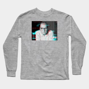 Glitched Ennio Morricone Long Sleeve T-Shirt